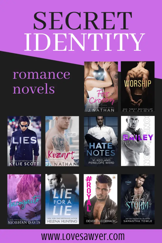 Secret Identity Romance Novels - Book Recommendations - Love, Sawyer